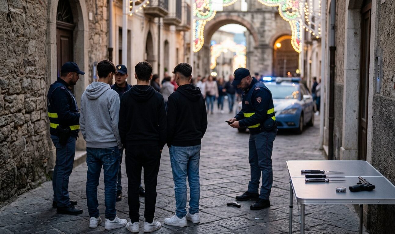 giovani denunciati polizia
