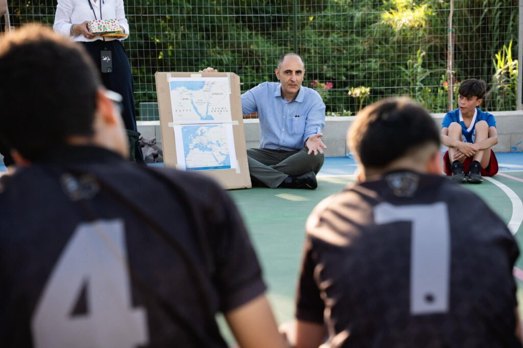 i ragazzi dello Shatila Community Sport Center di Beirut a Reggio Calabria