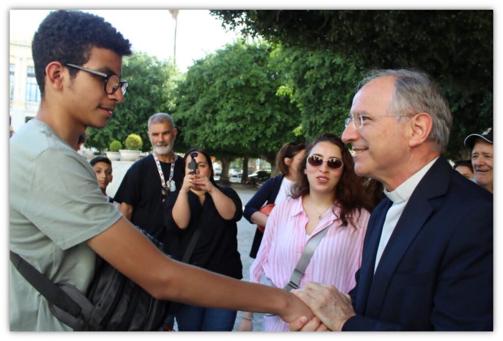 i ragazzi dello Shatila Community Sport Center di Beirut a Reggio Calabria