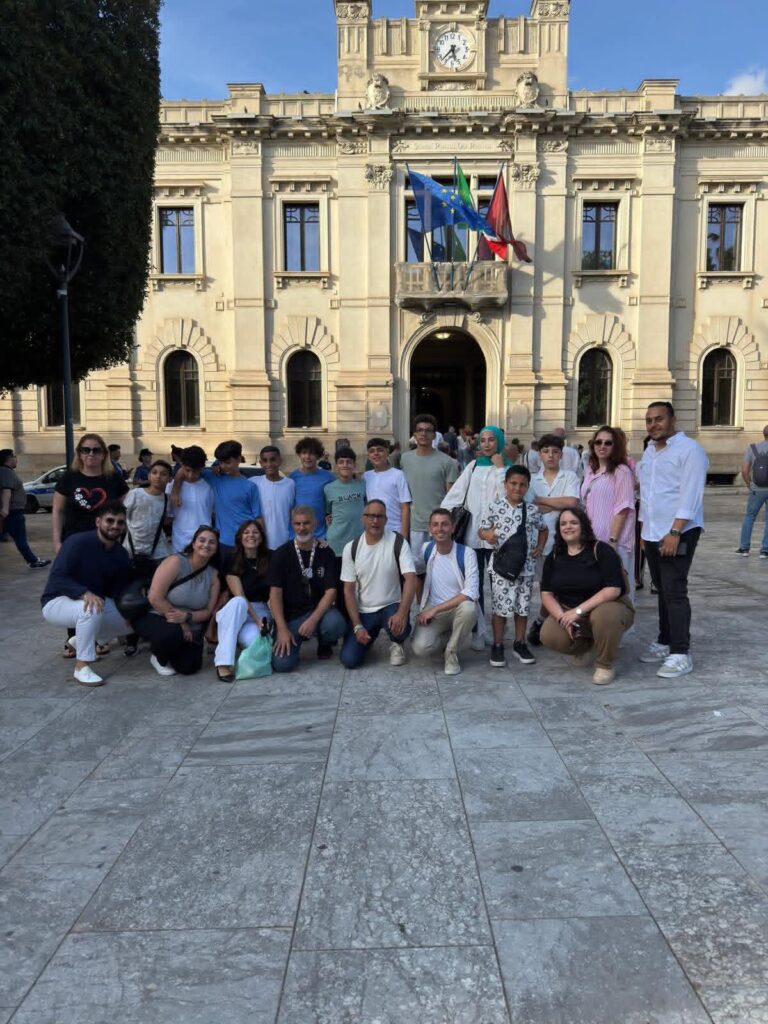i ragazzi dello Shatila Community Sport Center di Beirut a Reggio Calabria