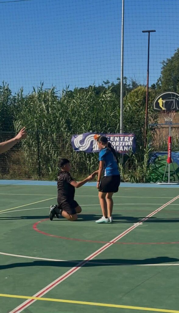 i ragazzi dello Shatila Community Sport Center di Beirut a Reggio Calabria
