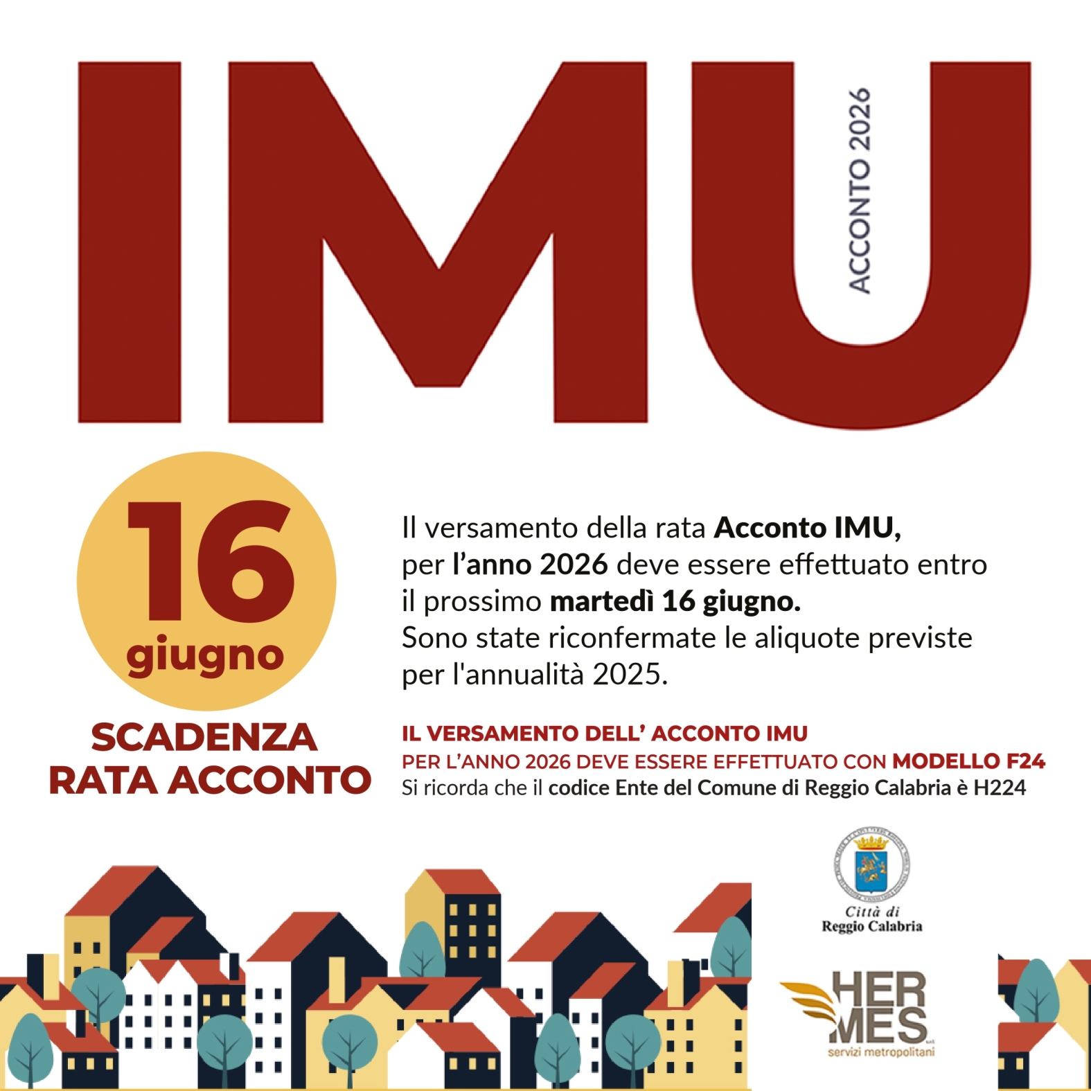 imu acconto 2026