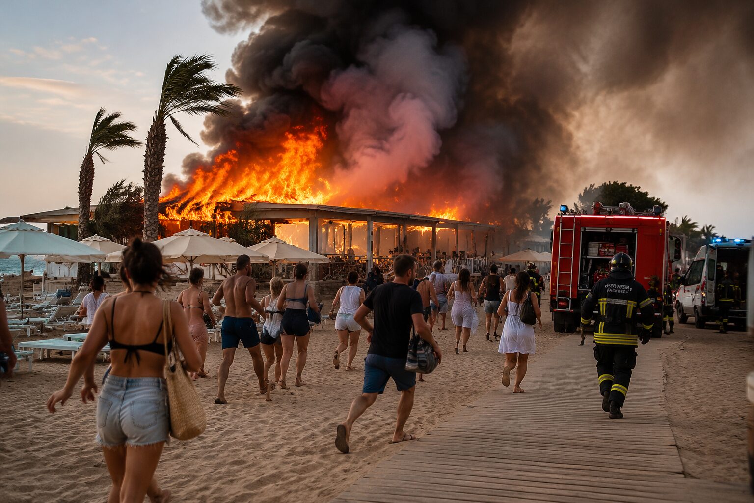 incendio lido sicilia