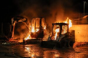 incendio mezzi
