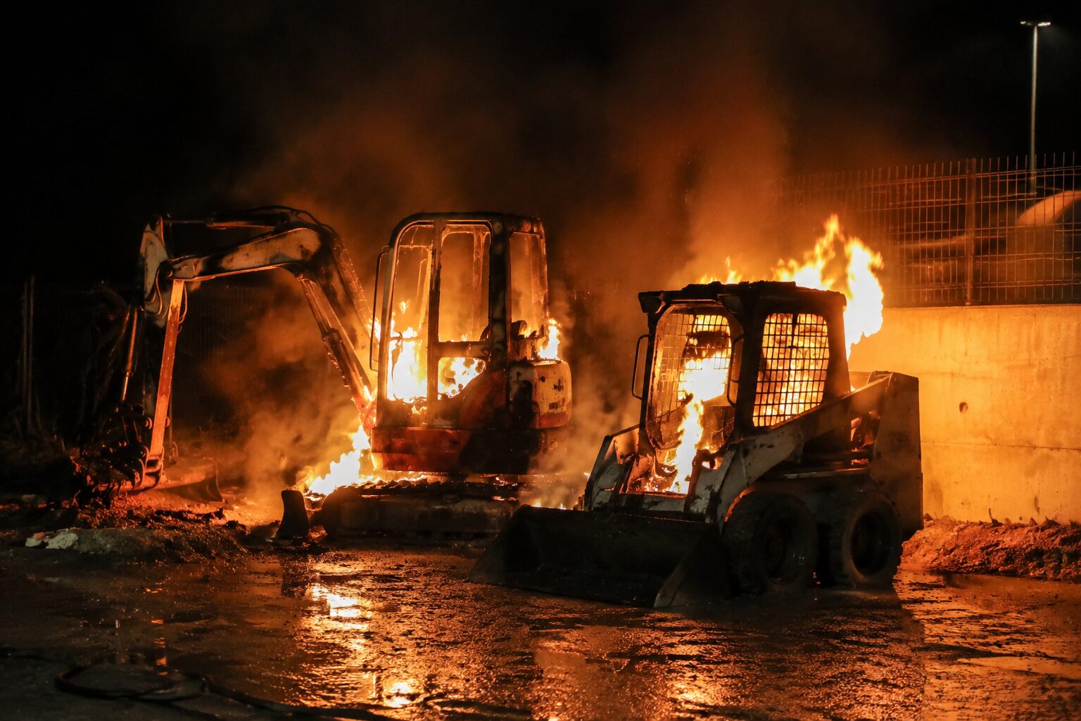 incendio mezzi