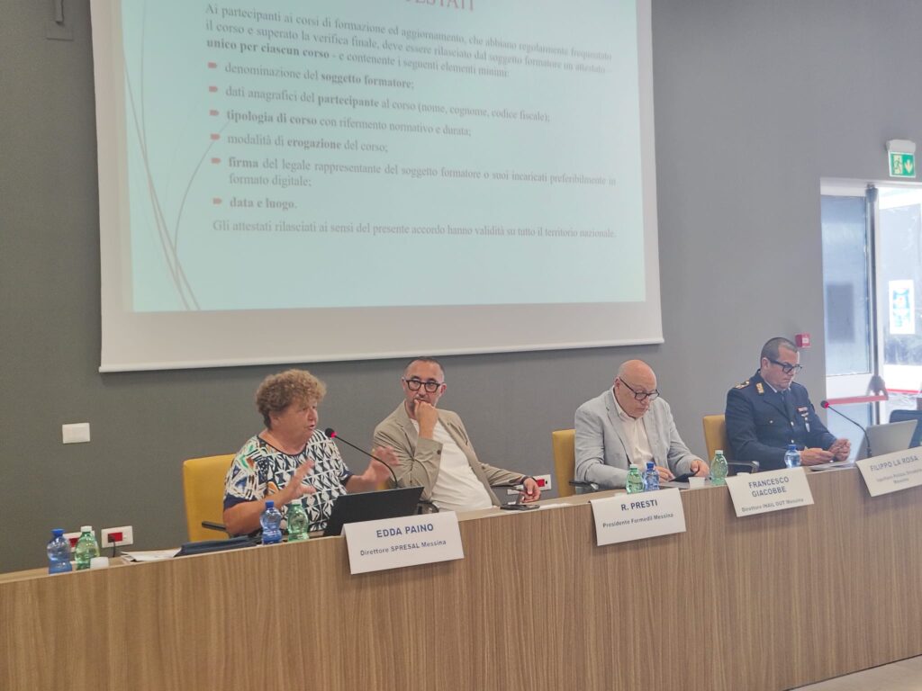 incontro formedil messina