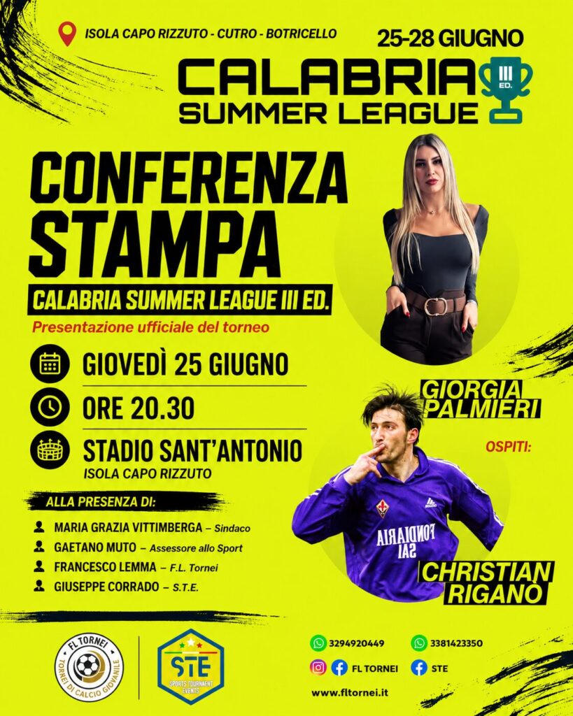locandina calabria summer league