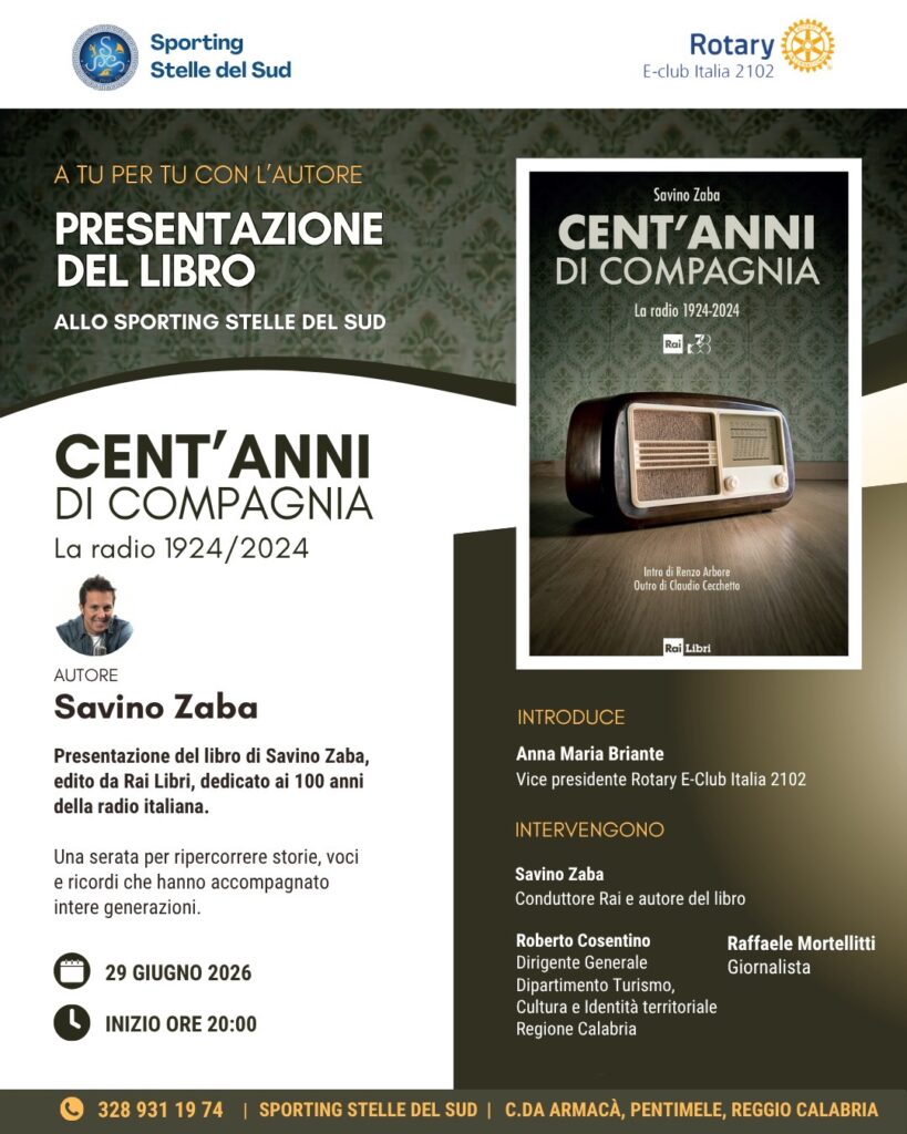 locandina evento presentazione libro 100 anni radio