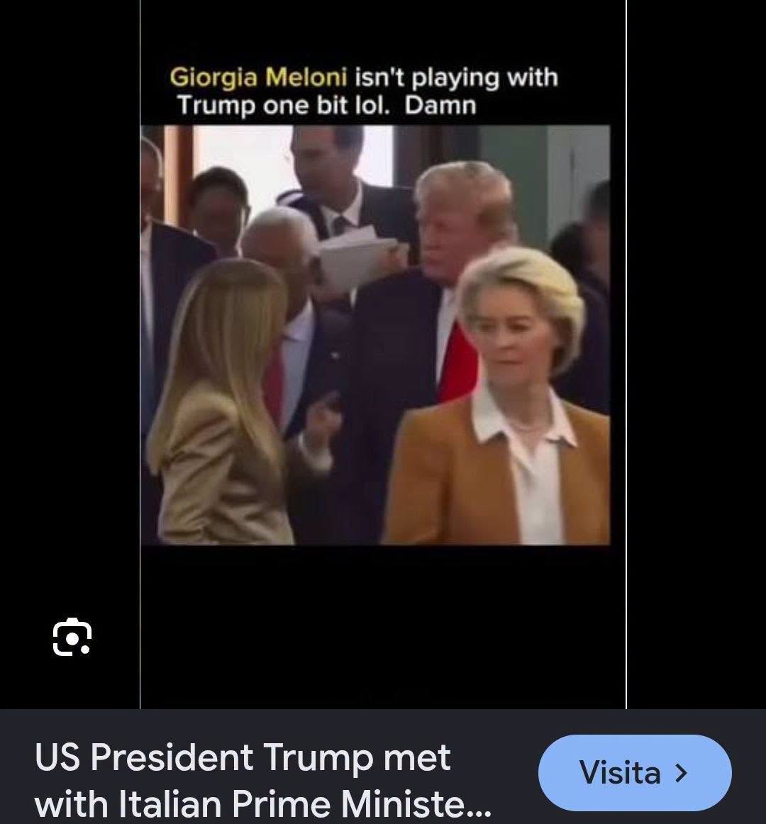 meloni trump