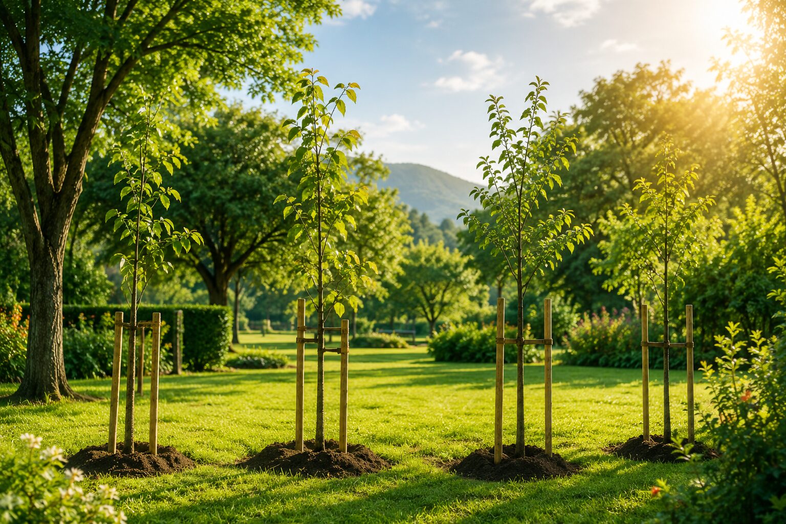 nuovi alberi piantati