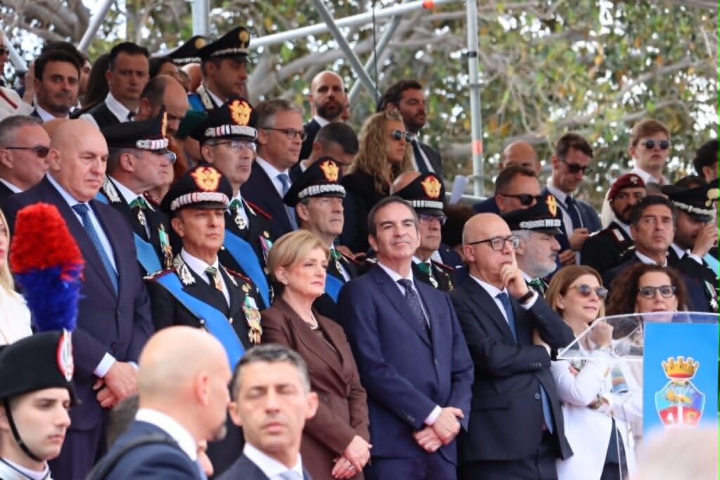 occhiuto alla festa dei carabinieri