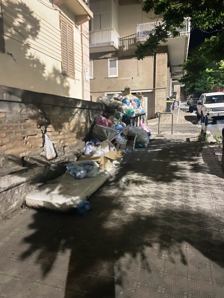 rifiuti in città