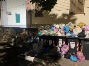 rifiuti in città