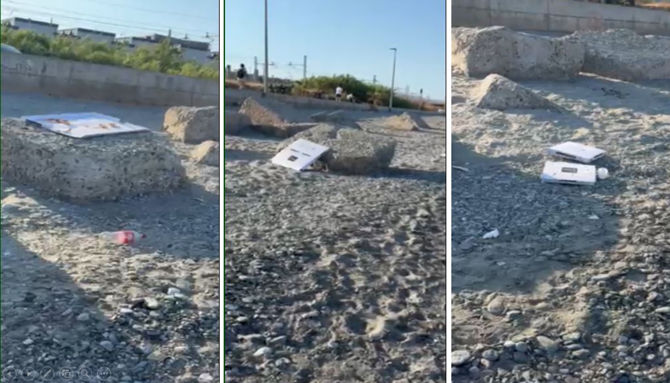 rifiuti in spiaggia