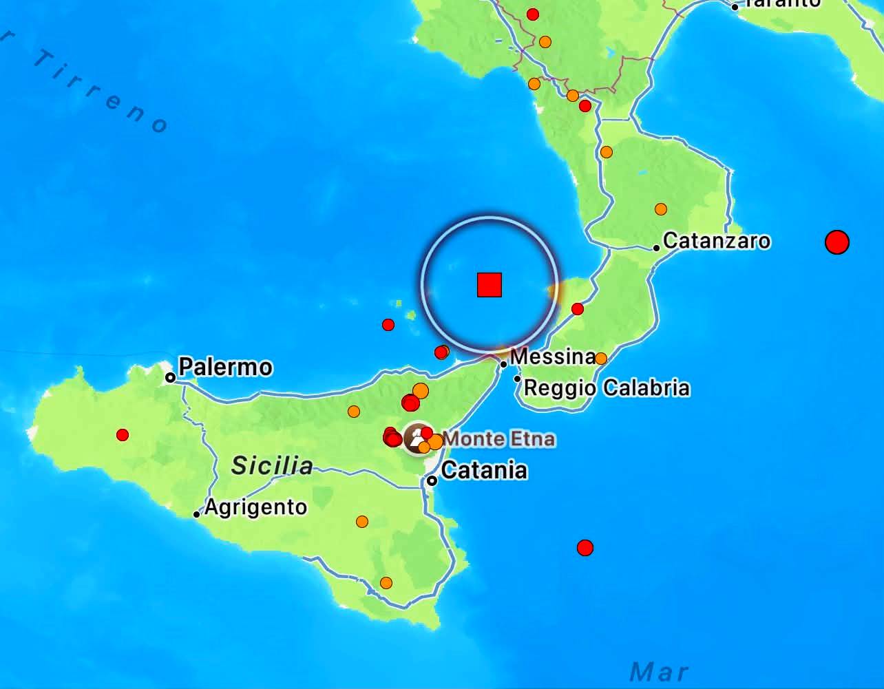 terremoto isole eolie