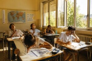 troppo caldo in classe