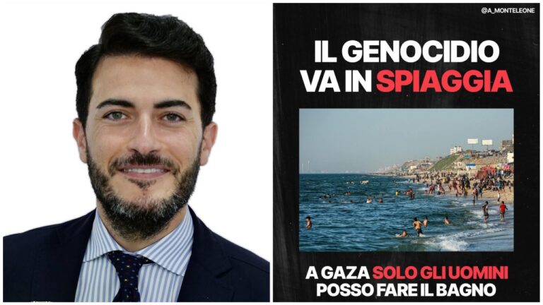 Antonino Monteleone post Gaza