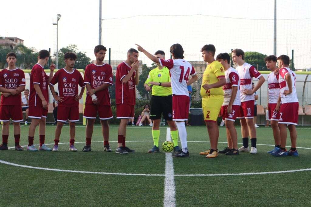 Calciatori palestinesi a Reggio Calabria