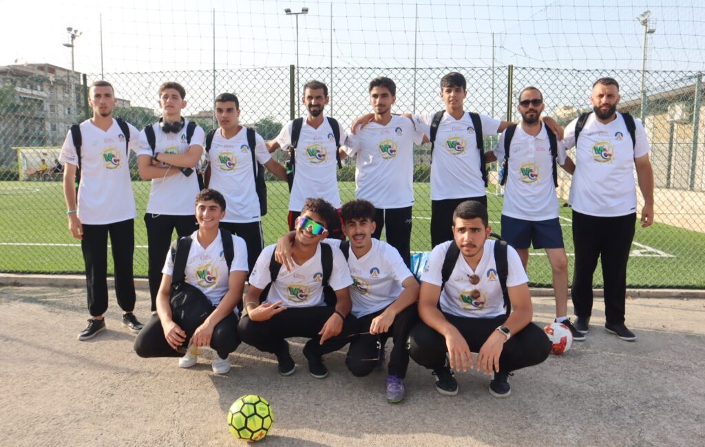 Calciatori palestinesi a Reggio Calabria