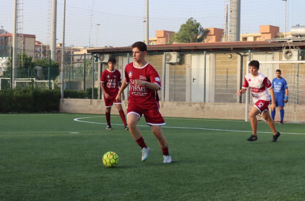 Calciatori palestinesi a Reggio Calabria
