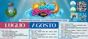 Calendario Isola Capo Rizzuto estate 2026