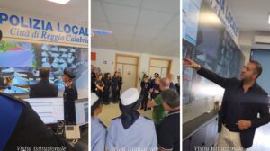 Cannizzaro in visita al comando della polizia locale