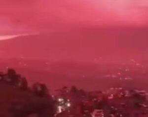 Cielo rosso Venezuela