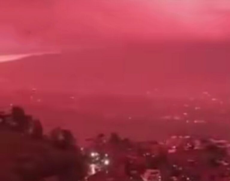 Cielo rosso Venezuela