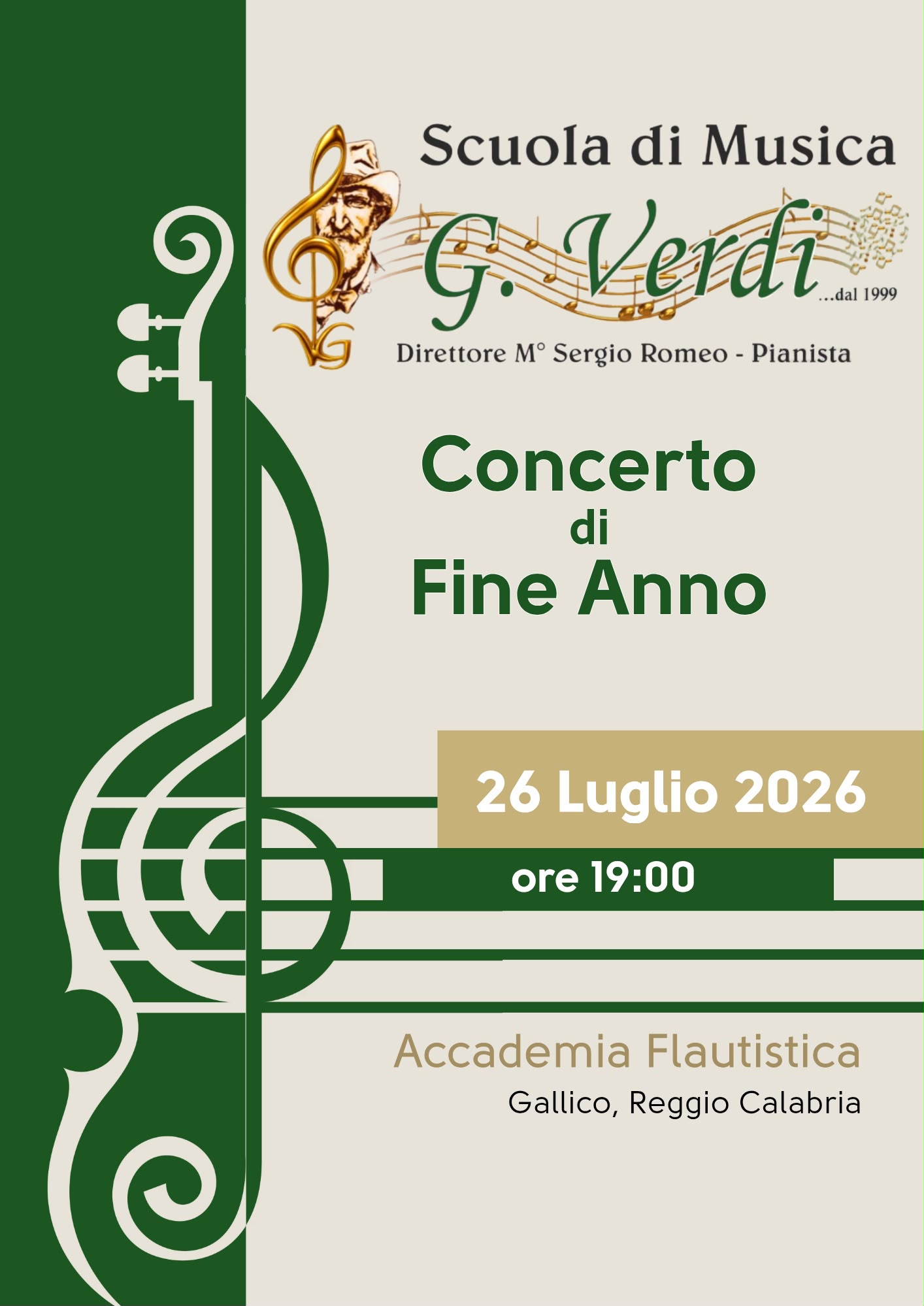 Concerto di Fine Anno Scuola di Musica G. Verdi