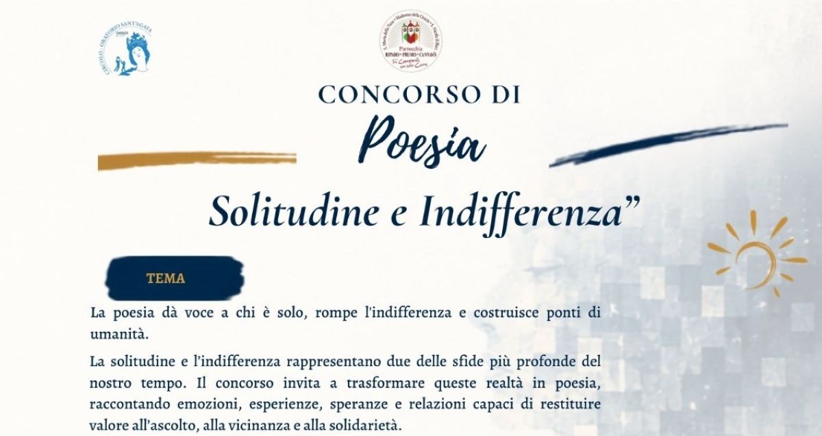 Concorso di Poesia Solitudine e Indifferenza