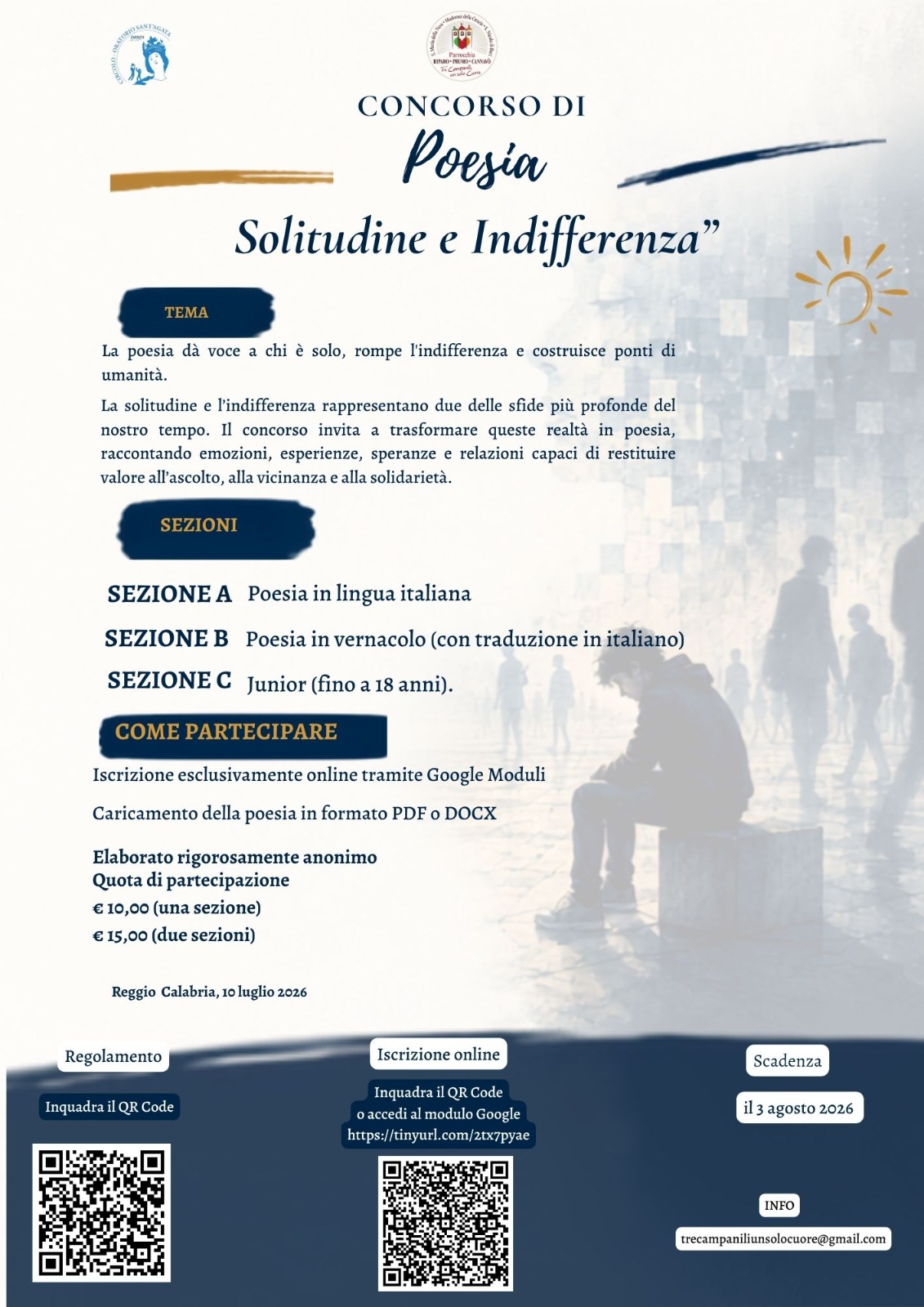 Concorso di Poesia Solitudine e Indifferenza