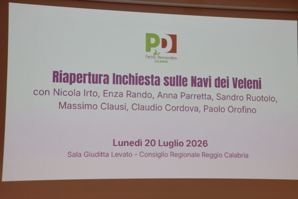 Conferenza riapertura indagini Navi dei veleni