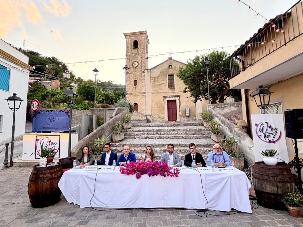 Conferenza stampa. da sin. Zingale, Marmino, Cirino, Di Perna, Borghetti, Micali, Mostaccio