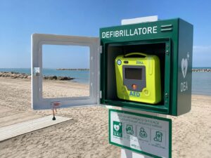 Defibrillatore spiaggia