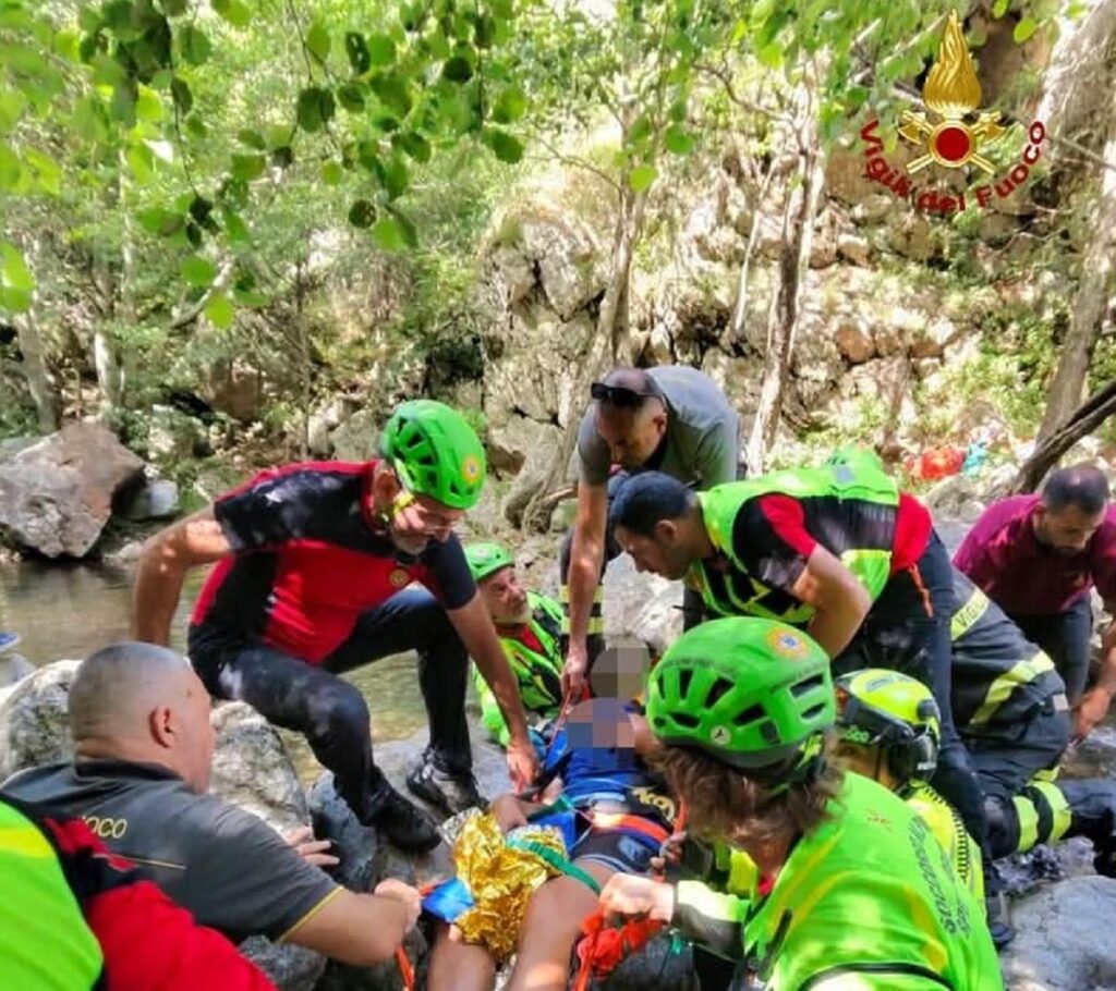 Escursionista salvato Roccaforte Vigili del Fuoco