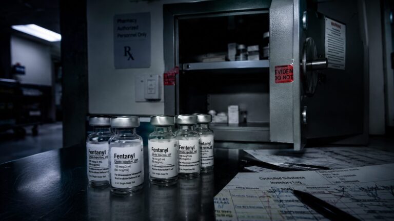 Furto fiale Fentanyl