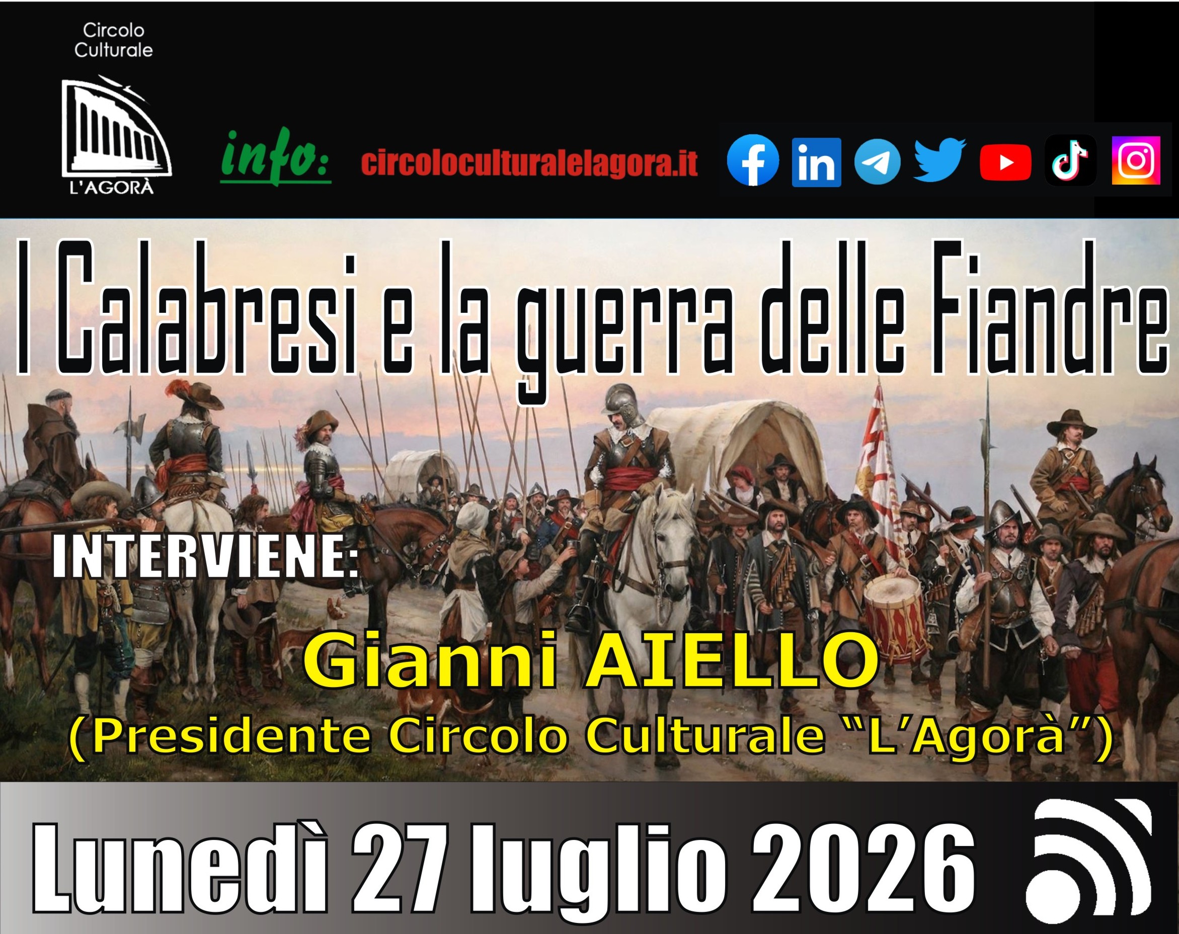 I CALABRESI NELLA GUERRA DELLA FIANDRE orizzontale