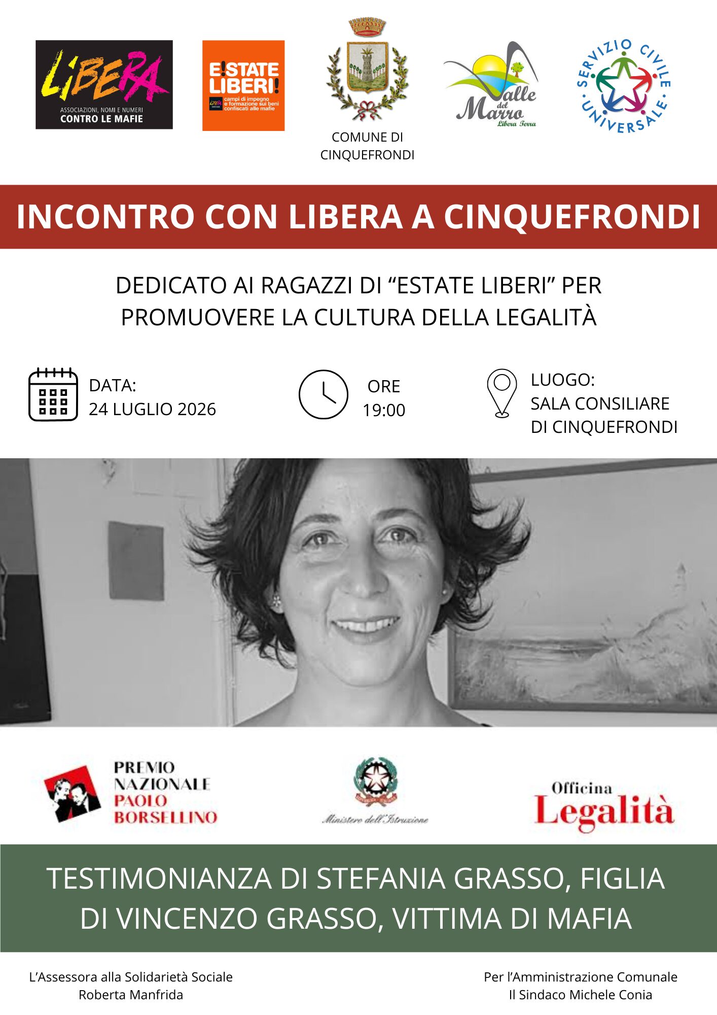 INCONTRO CON LIBERA a Cinquefrondi