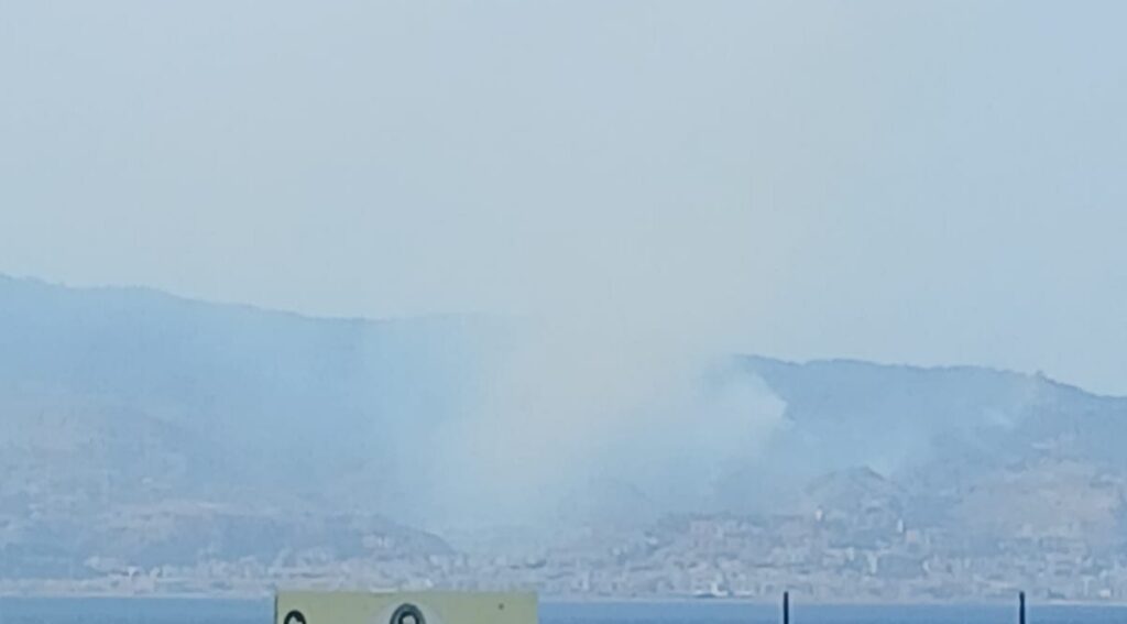 Incendio Messina