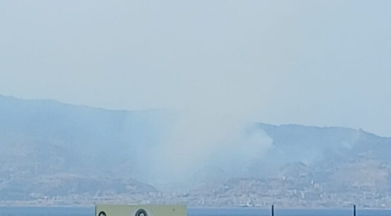 Incendio Messina