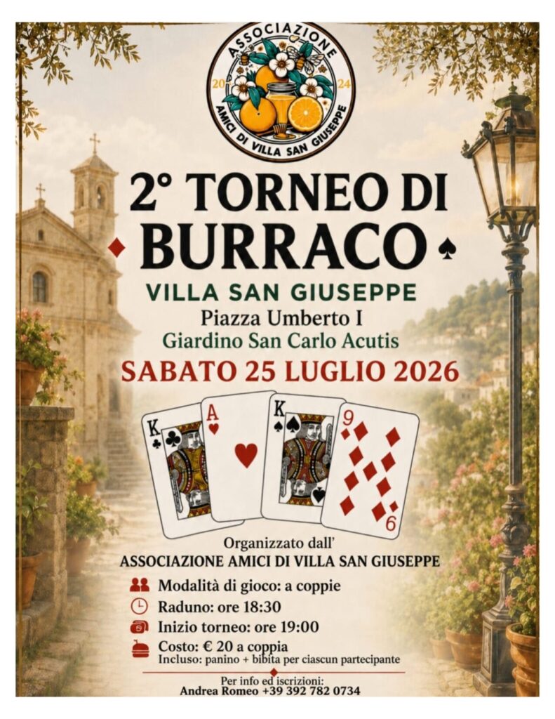 LOCANDINA PROGRAMMA ESTATE VILLA SAN GIUSEPPE