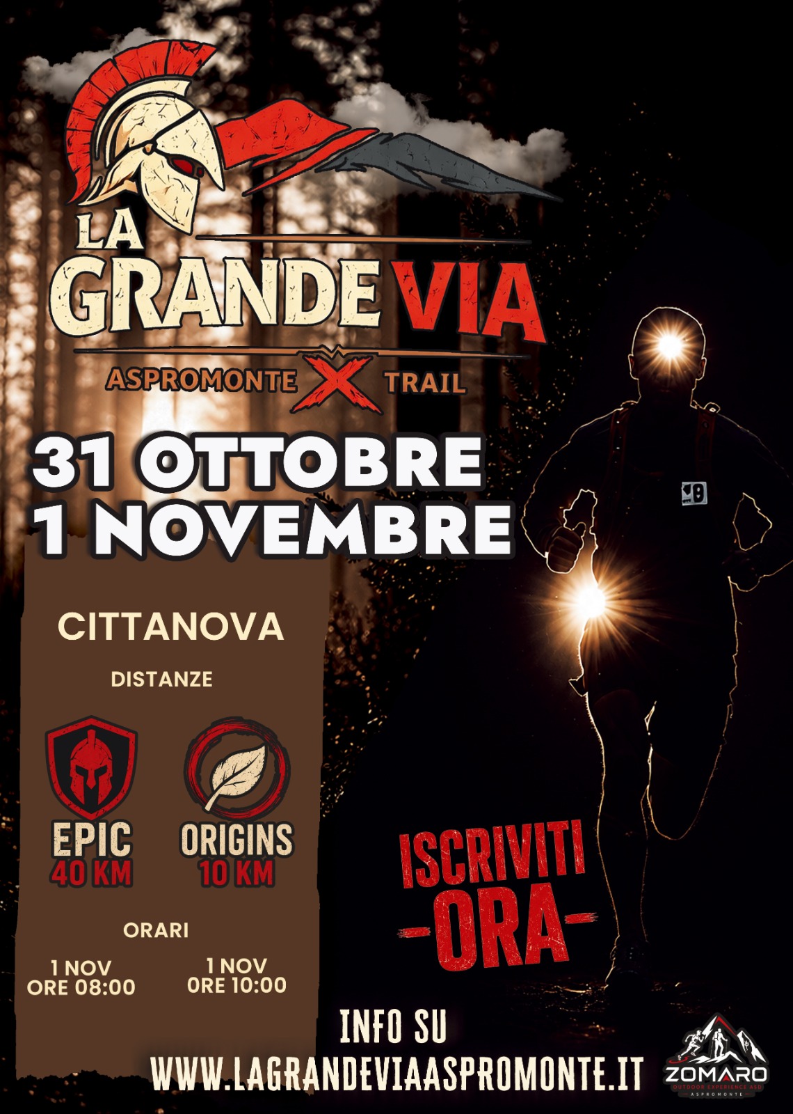 La grande via Aspromonte Trail Locandina