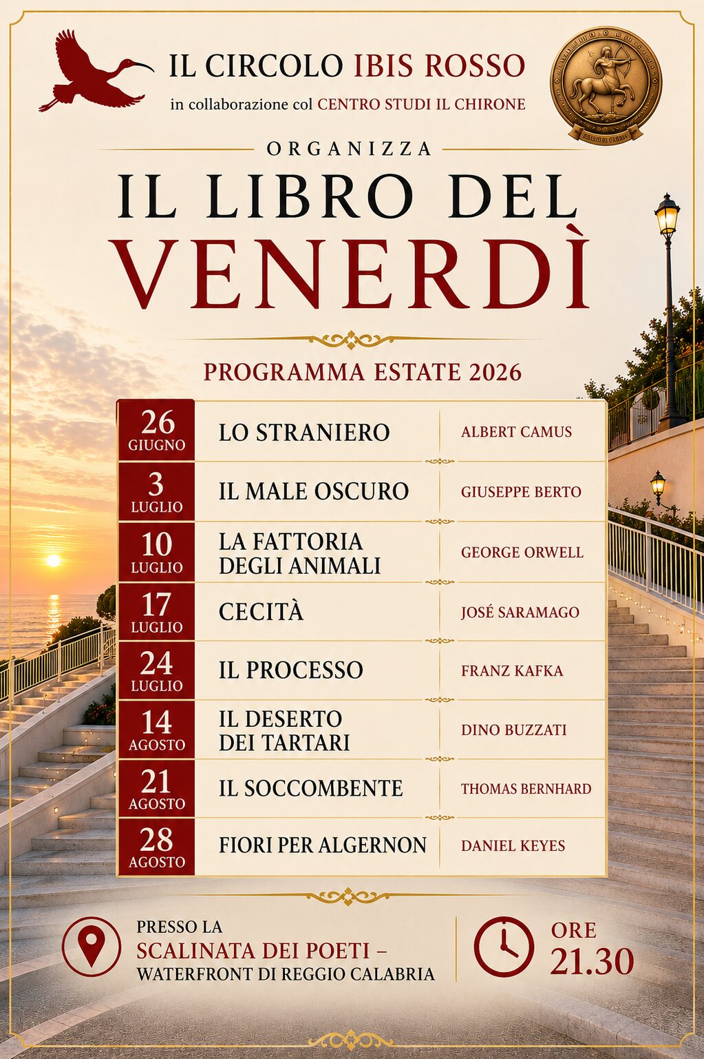 Locandina Il libro del venerdì
