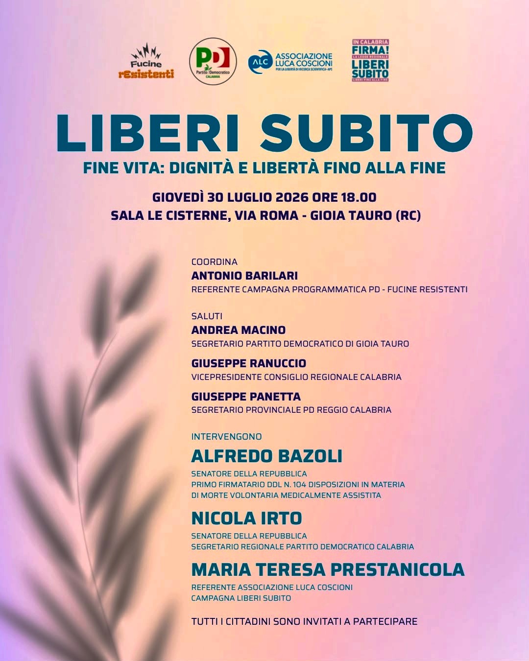 Locandina Liberi Subito