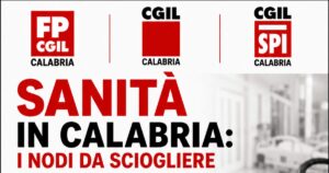 Locandina Sanità in Calabria