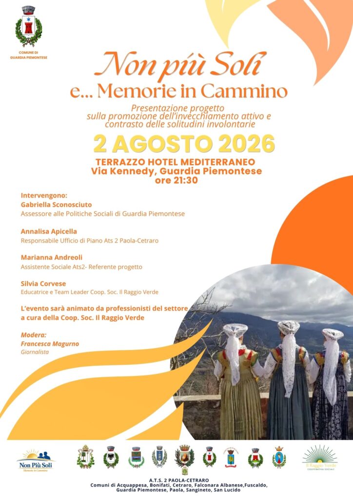 Locandina presentazione Guardia Piemontese