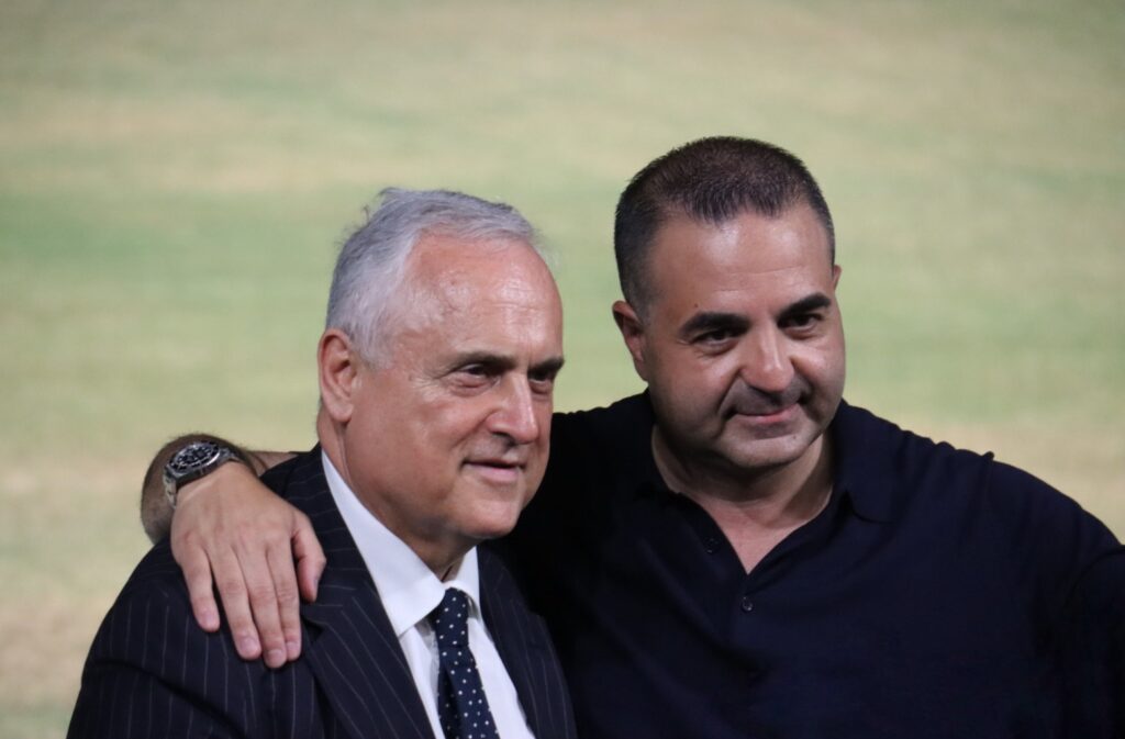 Lotito e Cannizzaro conferenza reggina