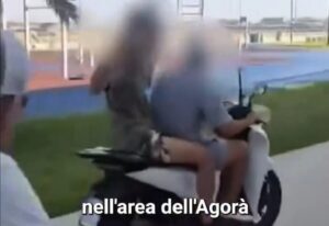 Motorino nell'ex fiera messina