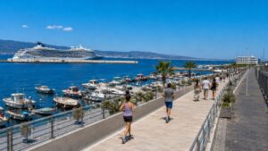 Percorso pedonale Porto di Reggio Calabria
