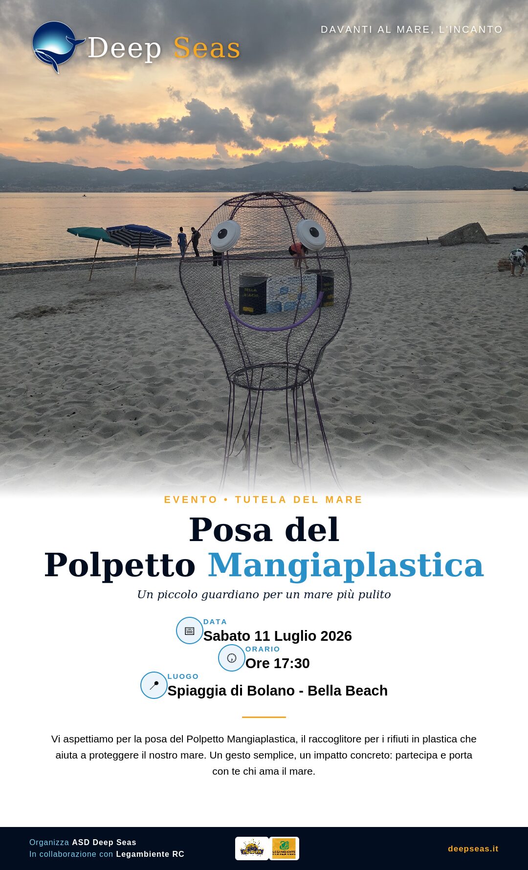 Polpetto Mangiaplastica Reggio Calabria